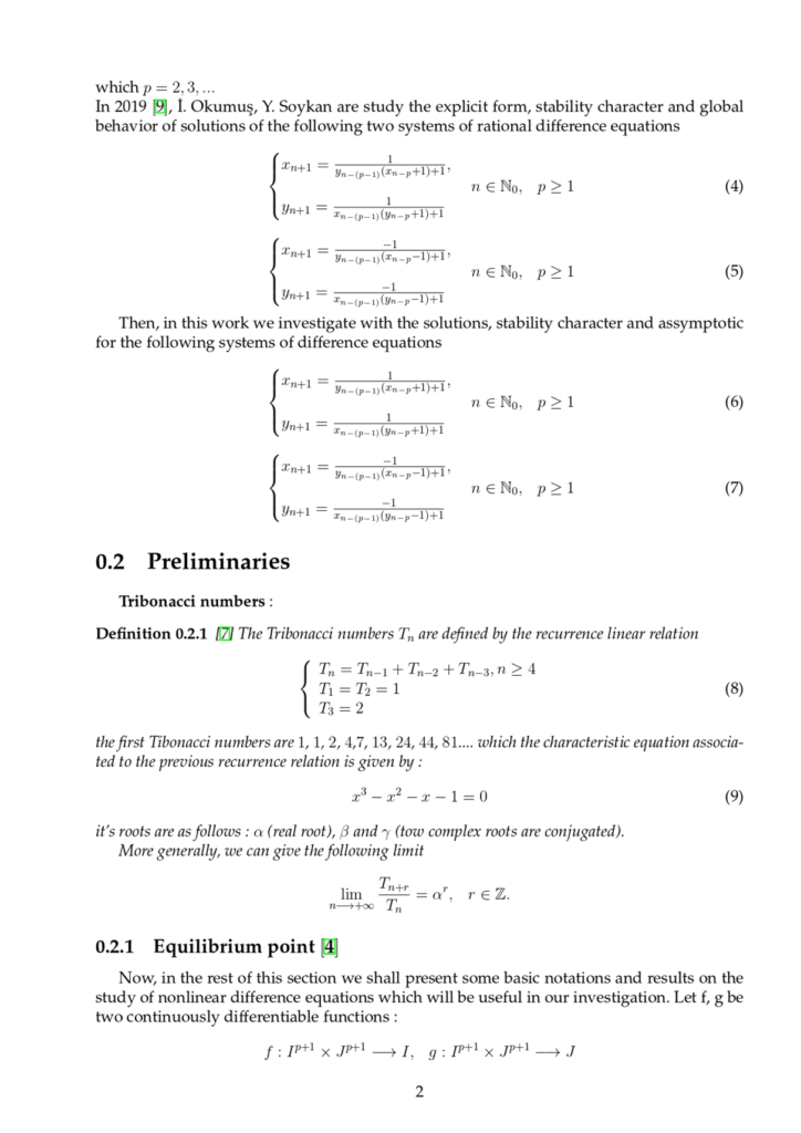 Stability Properties of Solutions of Certain Systems of Difference Equations Involving Tribonacci Numbers